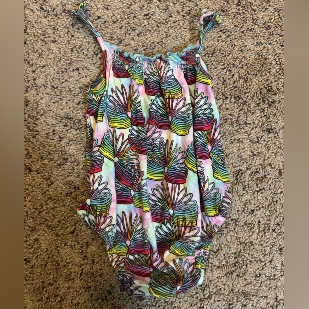 Posh Peanut Totally Nineties Slinky Baby Romper 3-6 months - Picture 4 of 4